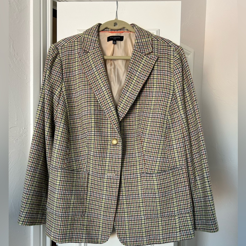 Classic Shetland Blazer in Plaid